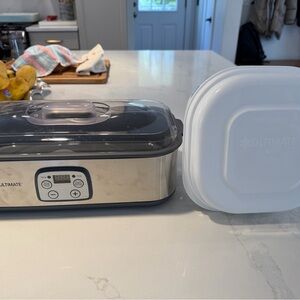 Ultimate Stainless Steel Yogurt Maker and Ultimate Yoghurt Strainer